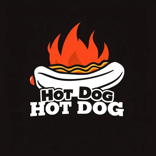 Variaciones del logotipo de hot dog