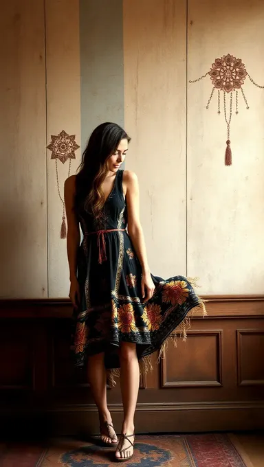 Vestido bohemio chic: abrazar el espíritu libre y bohemio