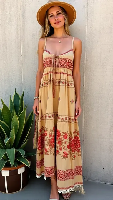 Vestidos Boho Chic Definen Estilo de Moda Avanzado