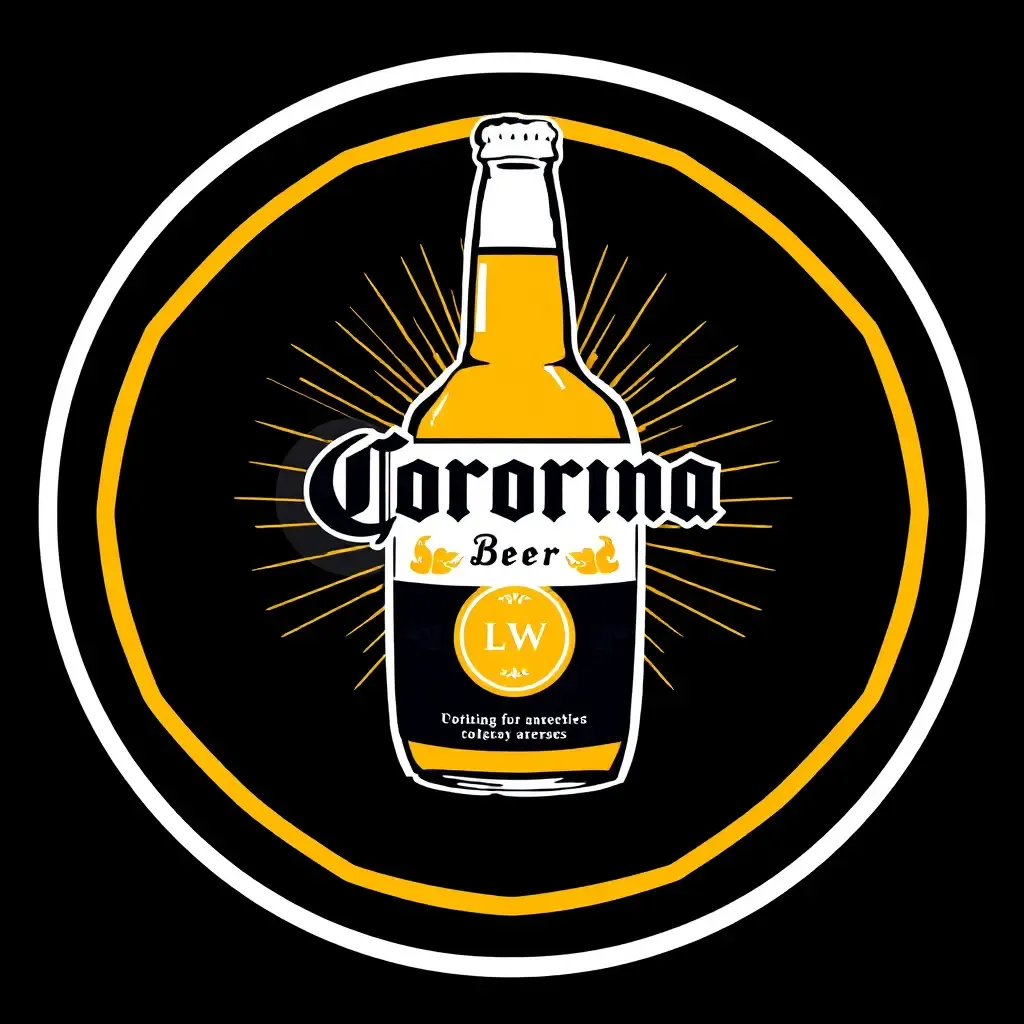 Logotipo de Corona Cerveza: Marca de Identificación de la Marca de Bebida