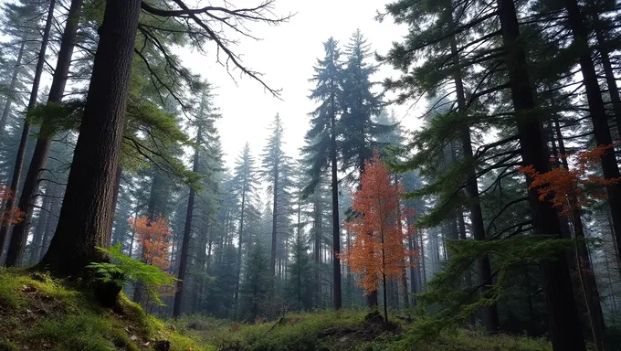 Forêt d'arrière-plan : Exploration des secrets de la nature