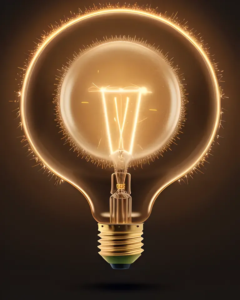 Edison's Mind Filled with Sparkling Ideas and Inventions