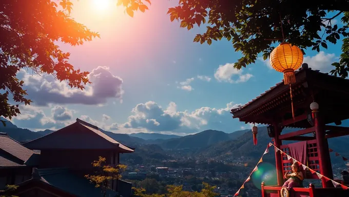 夏祭りの背景はパーフェクトな祝祭のために不要