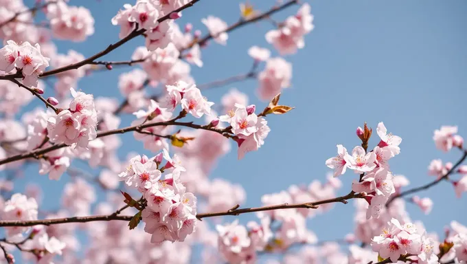 日本の伝統のバックグラウンドストーリー cherry blossoms