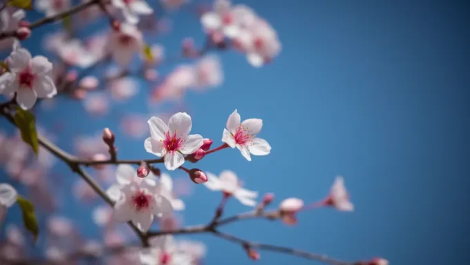 桜の背景は美しい春の景色を描写する