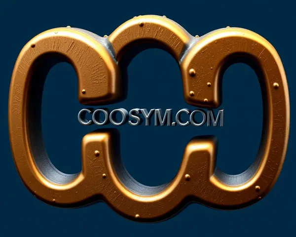 3D Coosymbol.com Icon with Intricate Details