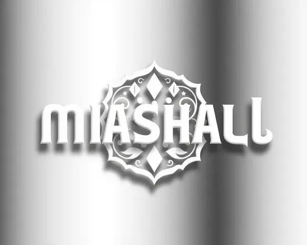 3D Mashal Logo PNG with Drop Shadow Effect