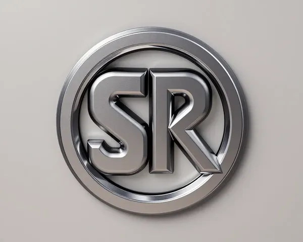 3D Metallic SRK Logo for Product Packaging