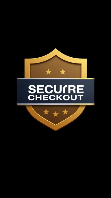 3D Secure Checkout Badge on Black Background