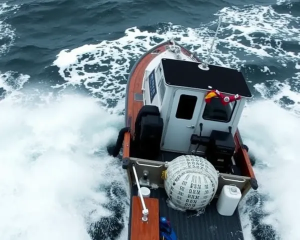 4x4 Boat Navigates Rough Ocean Waters