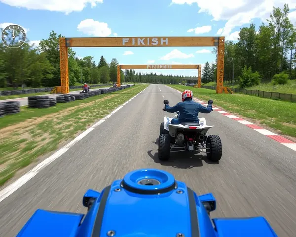 4x4 Motorcycle Rides 4-Kilometer Track