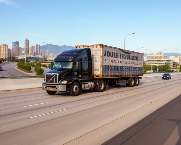 4x4 Tractor-Trailer Hauls Massive Cargo Down Highway