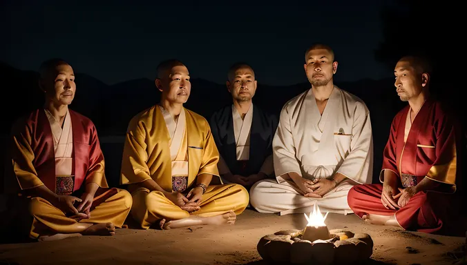 AI Monks Meditate with Digital Energy