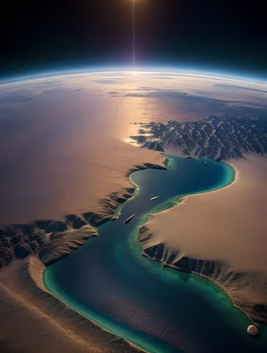 AI Wallpaper HD: Futuristic Space Station with Earth View