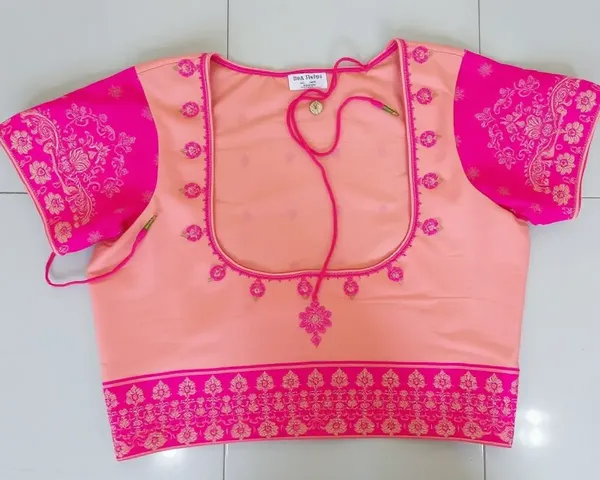 Aari Work Blouse Designs with Simple Images