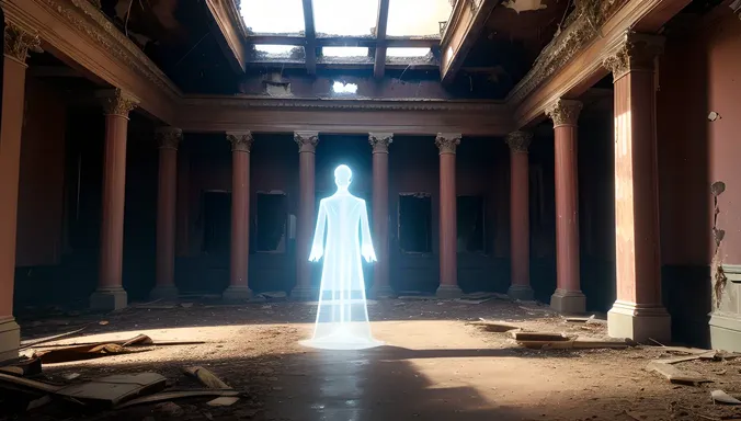 Abandoned Mansion: Deathly Pallor of Ghostly Apparition
