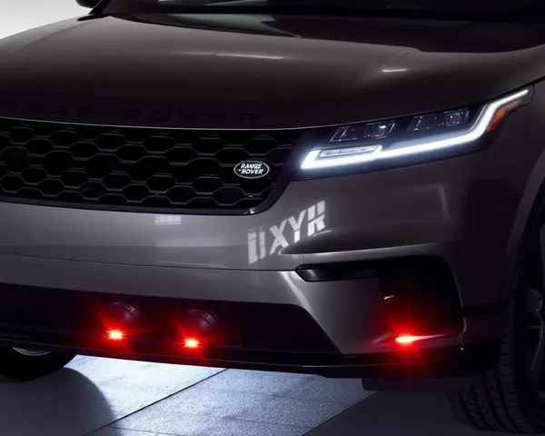 Aggressive Front Grille Range Rover Velar Design
