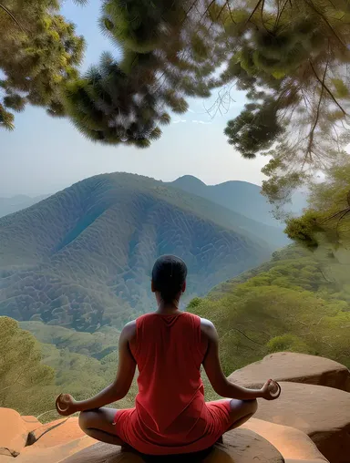 Ahobilam Moment: Peaceful Tranquility with Meditation and Birdsong