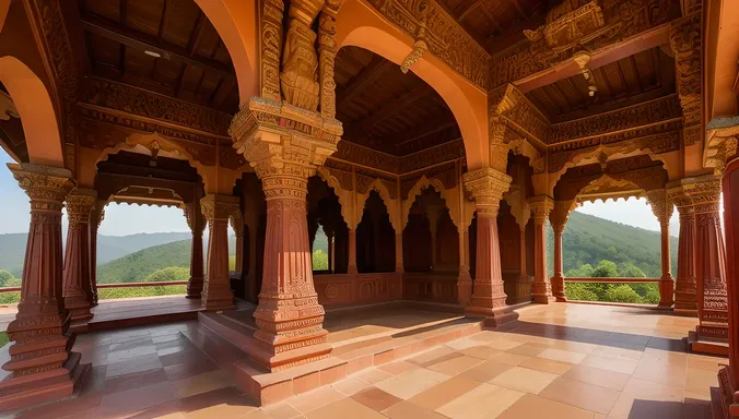 Ahobilam Temple Complex with Intricate Carvings and Architecture