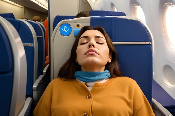 Airplane Sleep with Zzzzz and Engine Hum