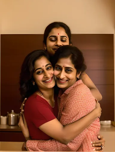 Akshara Hassan's Heartwarming Pic: Hugging Family Members.