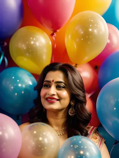 Akshara Singh's Vibrant Pic: Celebrating Special Occasion with Flowers.