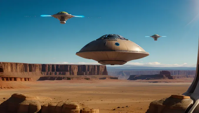 Alien Datura Plant on Distant Planet in Sci-Fi Scene