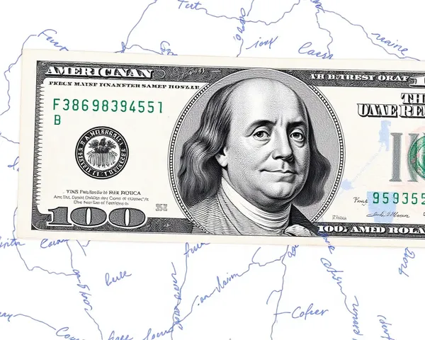 American 100 Dollar Image on Currency Note