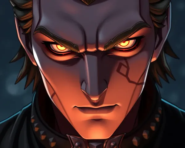 Amon's 4K Portrait: Cold Calculating Kishin Glow