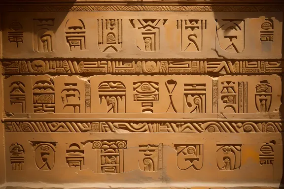Ancient Alphabet Hieroglyphics Hold Secrets