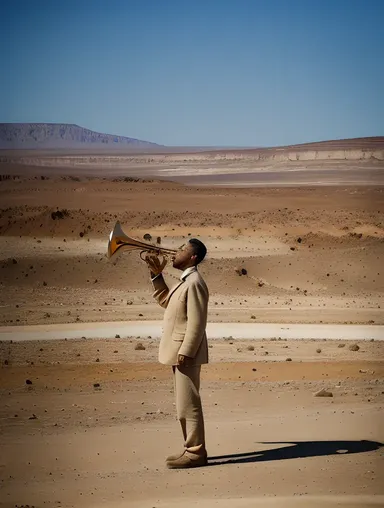 Angel Brings Hope with Mournful Trumpet Melody