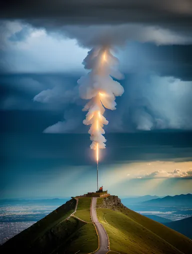Angel Summons Faithful with Mighty Trumpet Blast