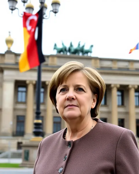 Angela Merkel, Germany's Chancellor, in Berlin Parliament Building