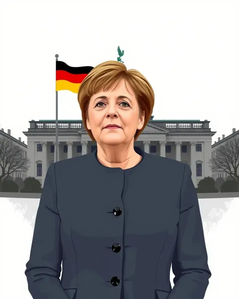 Angela Merkel: Germany's First Female Chancellor Standing in Berlin