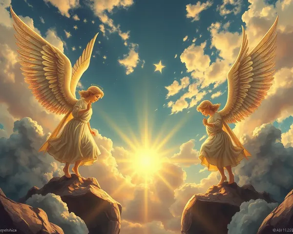 Angels in Images of Heavenly Beauty and Wonder