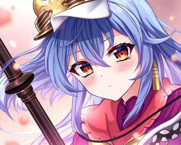 Anime-Style Character Illustration with Intricate Details HD