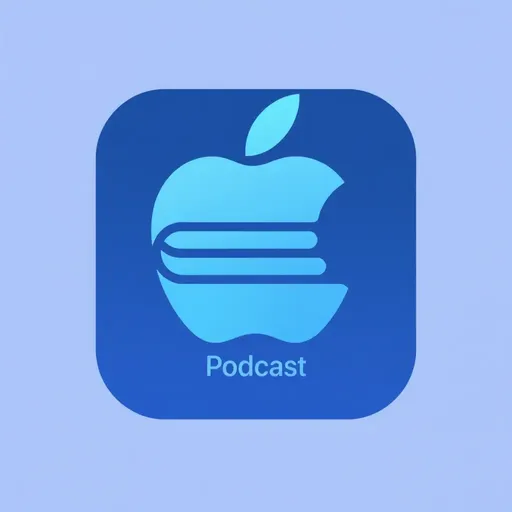 Apple Podcast Icon Represents Audio Content Distribution