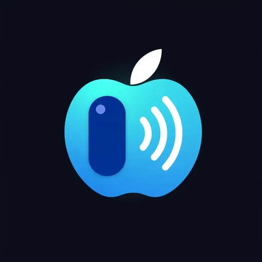 Apple Podcast Icon Symbolizes Audio Entertainment Platform