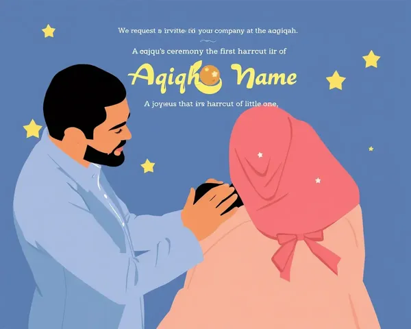 Aqiqah Invitation for [Child's Name] with Happiness and Blessings