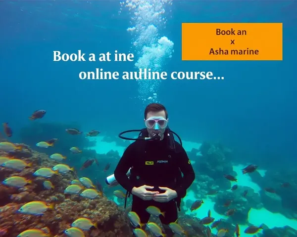 Asha Marine Online Course Booking Underwater Scene