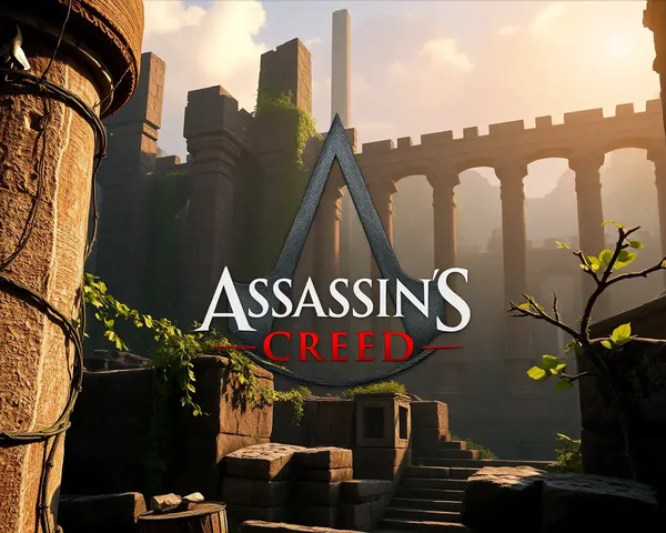 Assassin's Creed 4K Wallpaper: Ancient Ruins with Vines and Golden Light