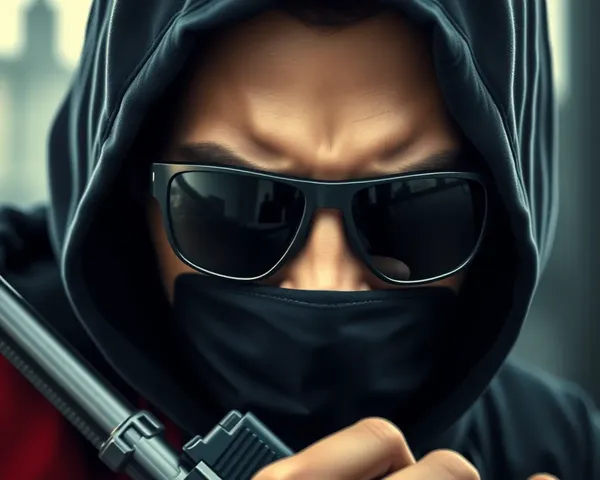 Assassin's Face Reflected Cityscape Sunglasses