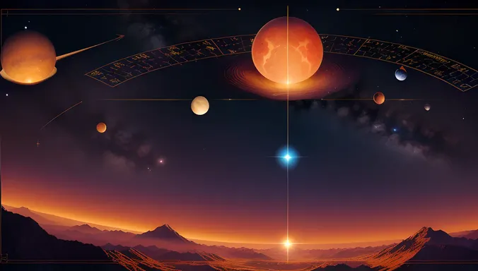 Astronomical Tables in Stylized Sphuta Prasna Illustration