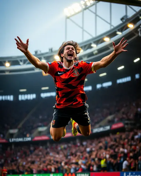 Athlete's Intense Passion Ignites the Stadium with Victory