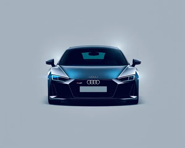 Audi Logo Integrated with iPhone Wallpaper Design