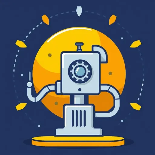 Automation Icon in Business and Management Processes