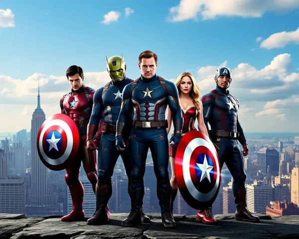 Avengers Unite in 4K Marvel Cityscape Wallpaper