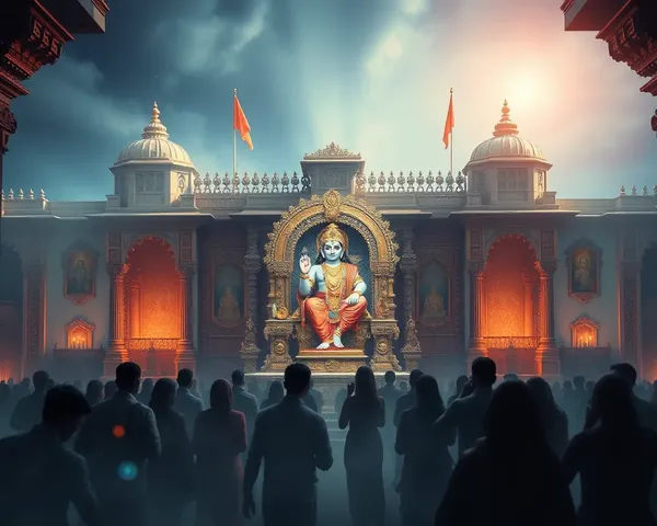 Ayodhya Mandir PNG: Sanctum Sanctorum of Lord Ram Idol