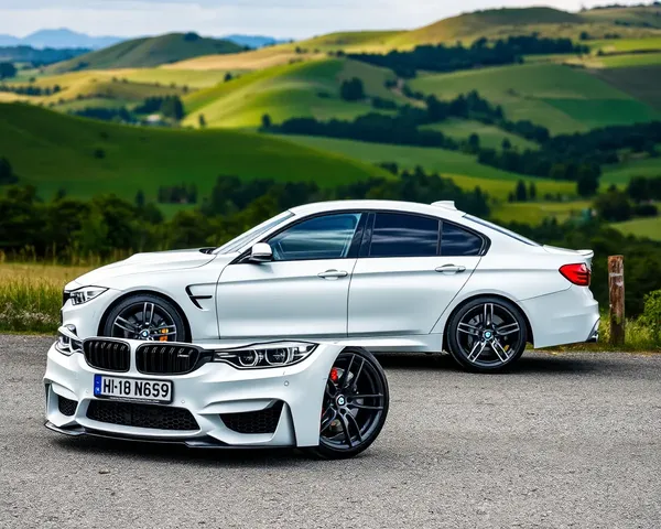 BMW M4 Countryside Parking 4K Wallpaper iPhone