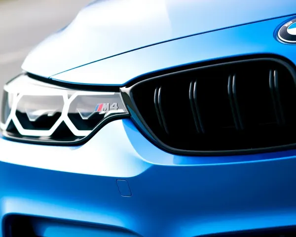 BMW M4 Front Grille Design Close-Up 4K Wallpaper